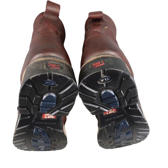 Tony Lama Shoes Mens 10 Boots Work Timber Lace Up Leather Waterproof Utility Mid - Picture 14 of 16